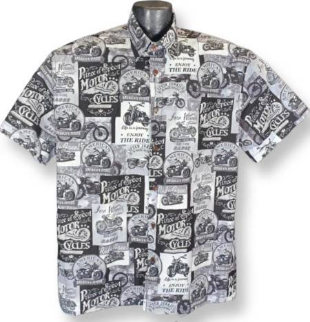 Motorcycle Hawaiian shirt